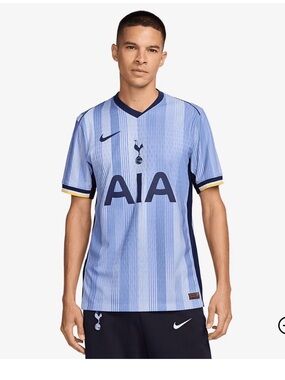 Nike Tottenham Hotspur Light Blue AIA Men's Jersey with Navy Accents size XL.